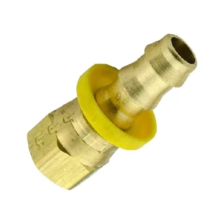 Штуцер, 3/8", -6 JIC, PUSH LOCK