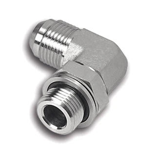Штуцер угловой 90 ̊ JIC/ORB, .75x .63