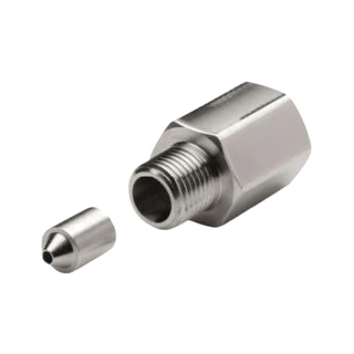 Корпус короткого фильтра высокого давления со вставкой 1/4"F-1/4"M (без фильтра)